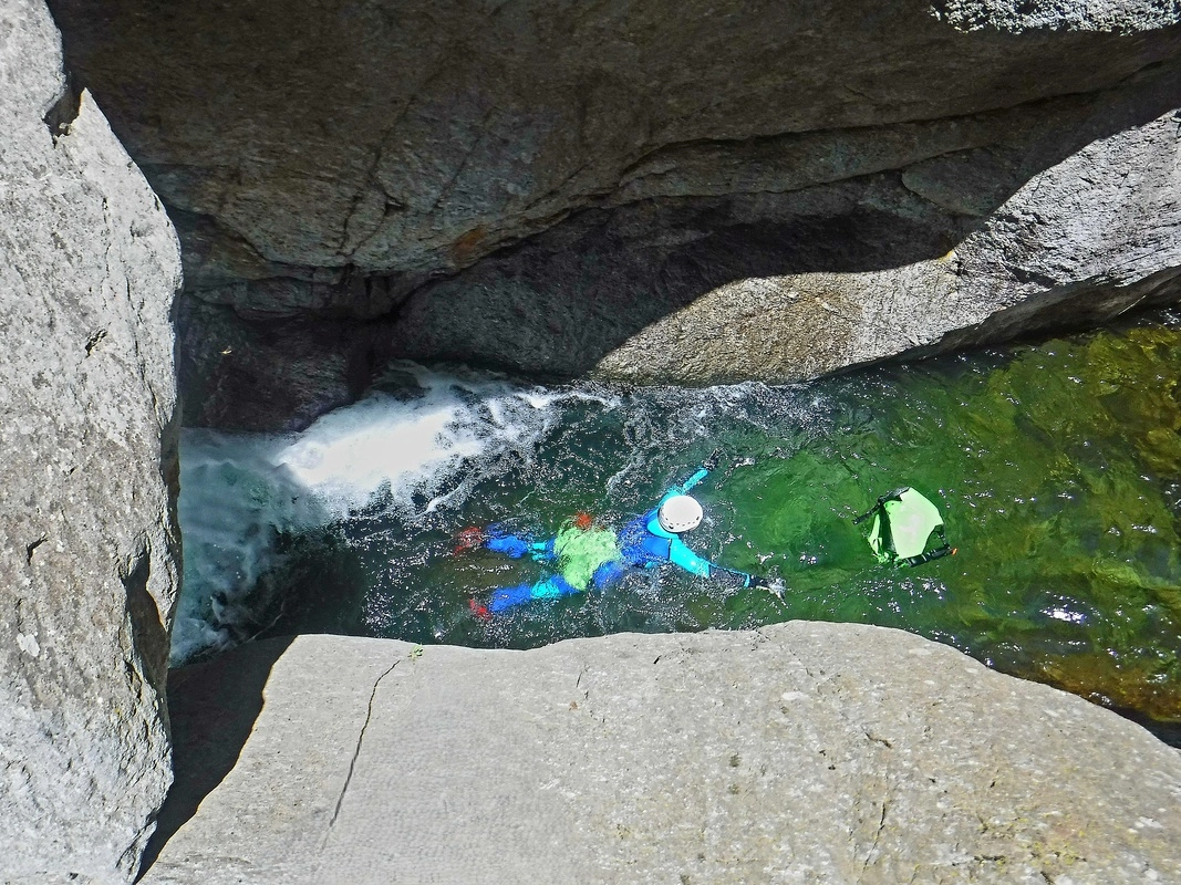 canyoning taurinya llitera vertical canigou
