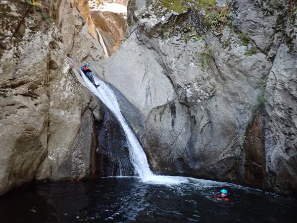 canyoning toboggan llech pyrenees orientales 66