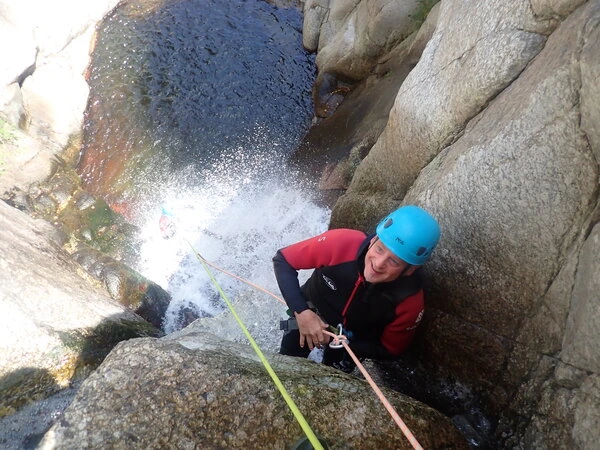 descente rappel salt del pi amelie les bains gorges du mondony