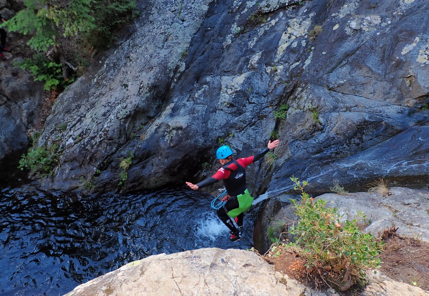 Saut canyoning ceret baoussous 66
