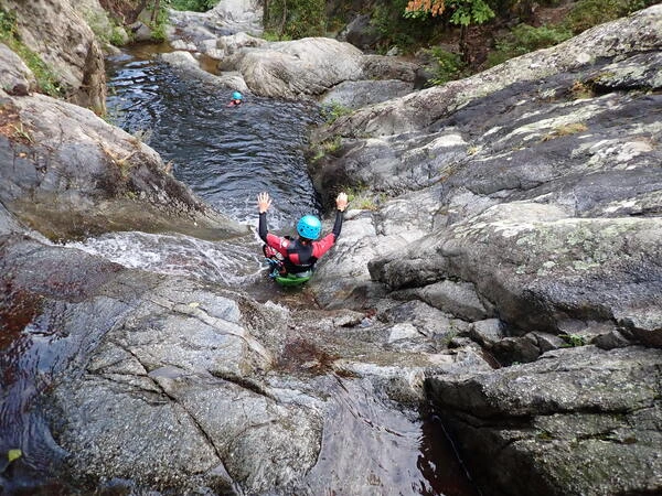 toboggan canyoning ceret baoussous argeles sur mer
