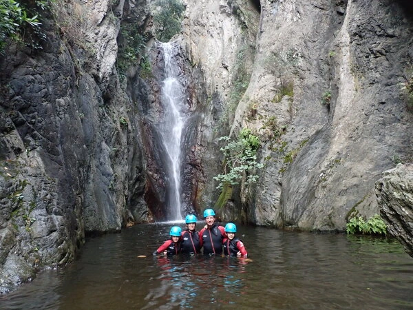 cascade finale canyoning ceret baoussous argeles sur mer