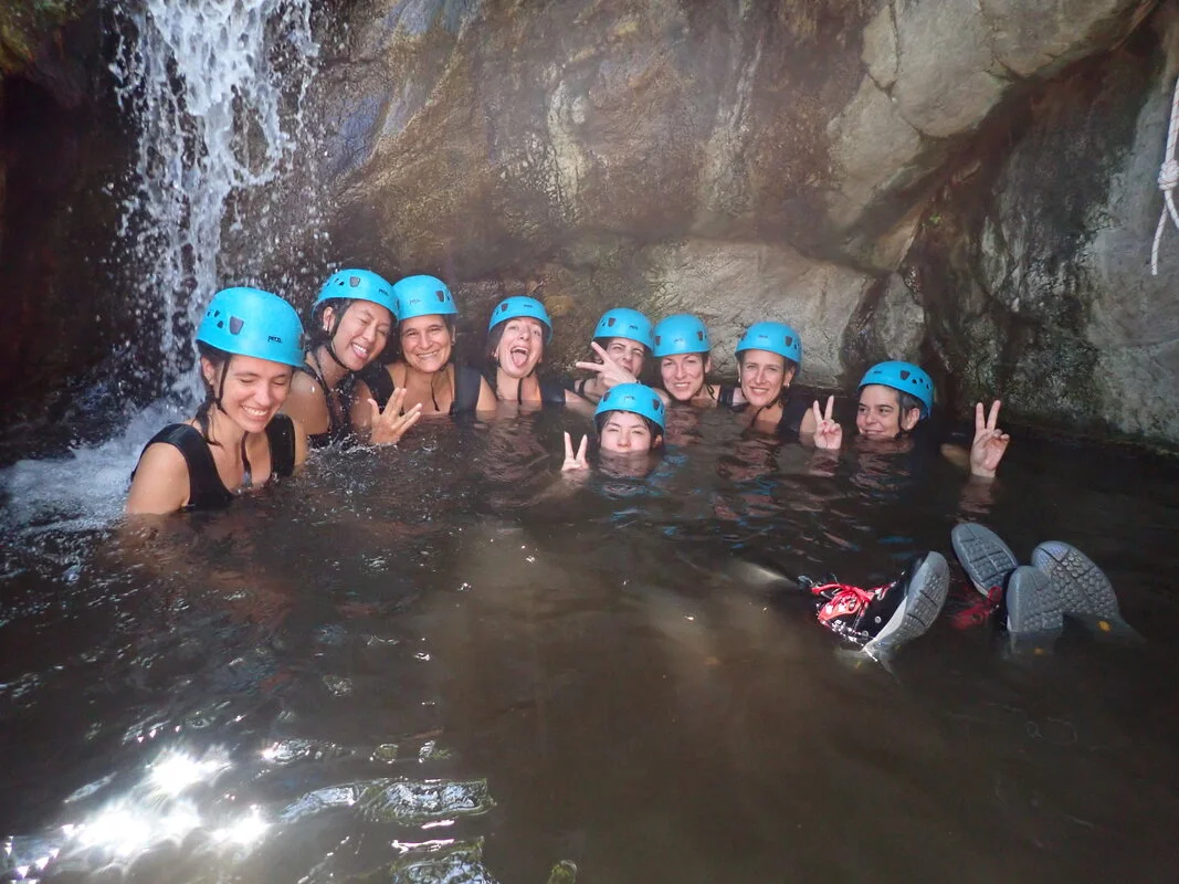 canyoning eau chaude thues entre valls Font Romeu